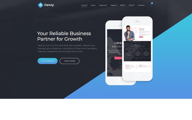 Alianzy - Business Partnership WordPress Elementor Theme