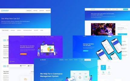 Bluebell - Software, Web App And Startup Tech Company WordPress theme