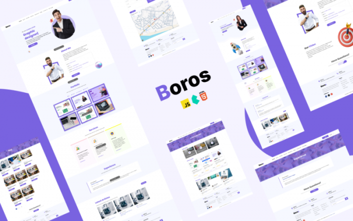 Boros - All-in-One HTML Template for Creative Minds & Businesses