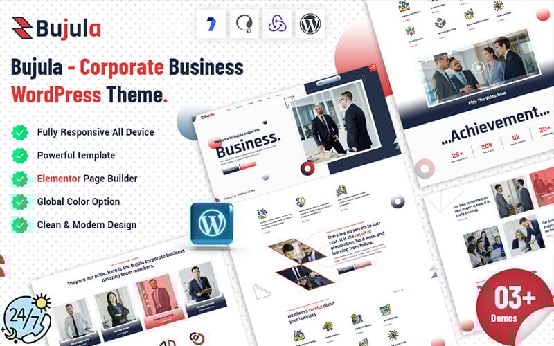 Bujula - Corporate Business WordPress Theme