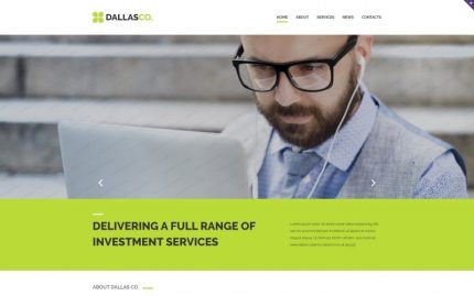 Business & Services Responsive Website Template