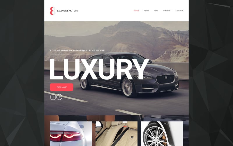 Car Club Responsive Website Template