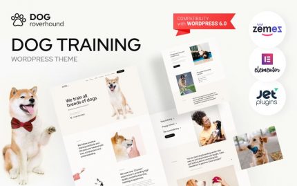 Dog Roverhound - Dog Training WordPress Theme