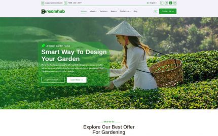 DreamHub Gardening HTML5 Template
