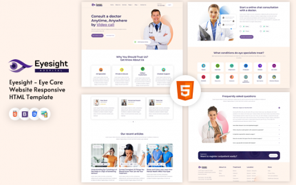 Eyesight - Eye Care Website HTML Template