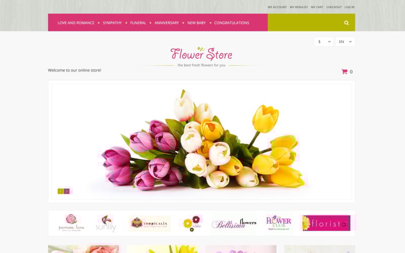 Florists Offerings Magento Theme