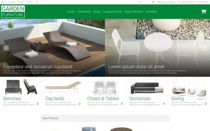 Garden Furniture Sheds Magento Theme