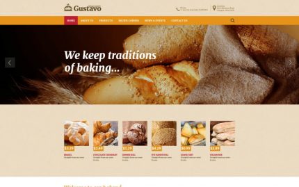 Gustavo Website Template
