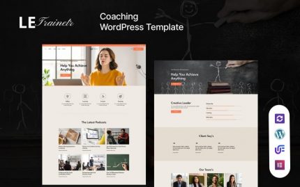 Letrainer - Life Coach WordPress Theme