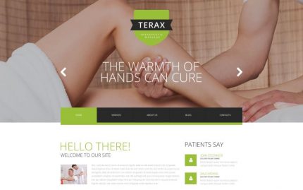 Massage Therapy Website Template