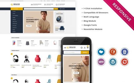 Megacor - The Fashion Store Responsive WooCommerce Theme