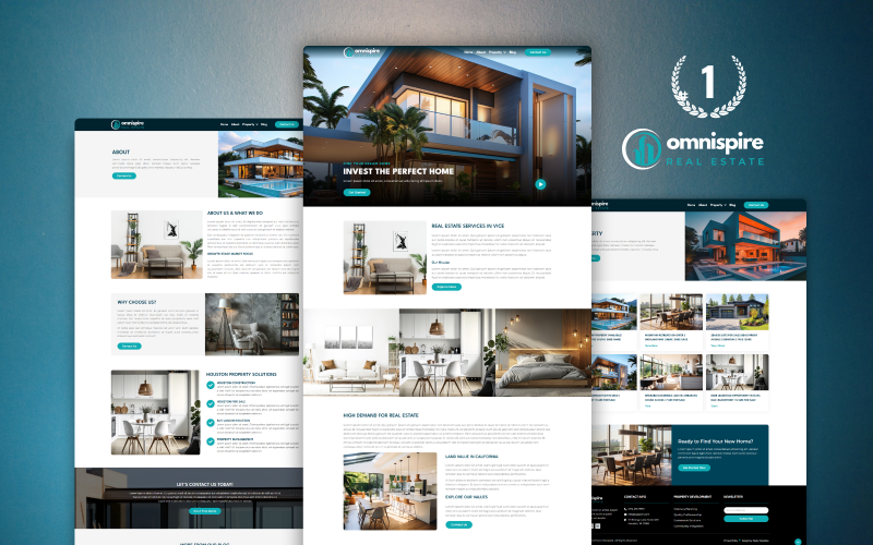 OmniSpire Real Estate Elementor Template kit