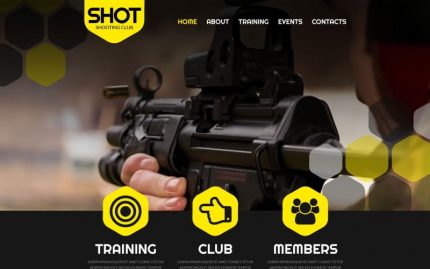Shooting Responsive Website Template
