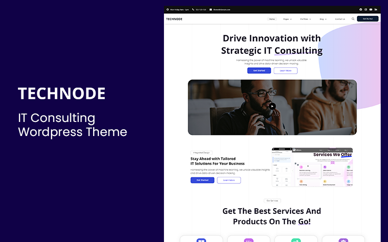 Technode - IT Solutions WordPress Theme