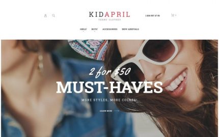 Teen's Clothes & Fashion Magento Theme