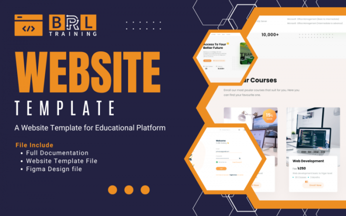 Training Website - Educational Platform Clean Bootstrap HTML Website Template