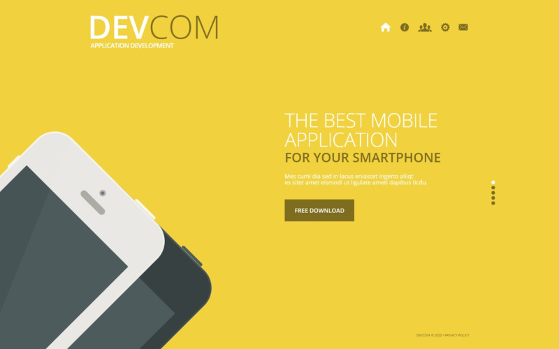 Web Development Website Template