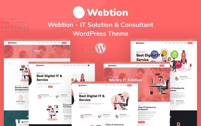 Webtion – IT Solution & Consultant Responsive WordPress Theme