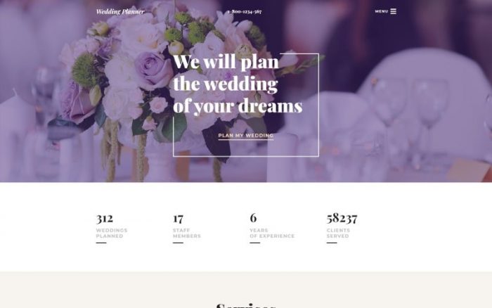Wedding Shop Responsive Website Template